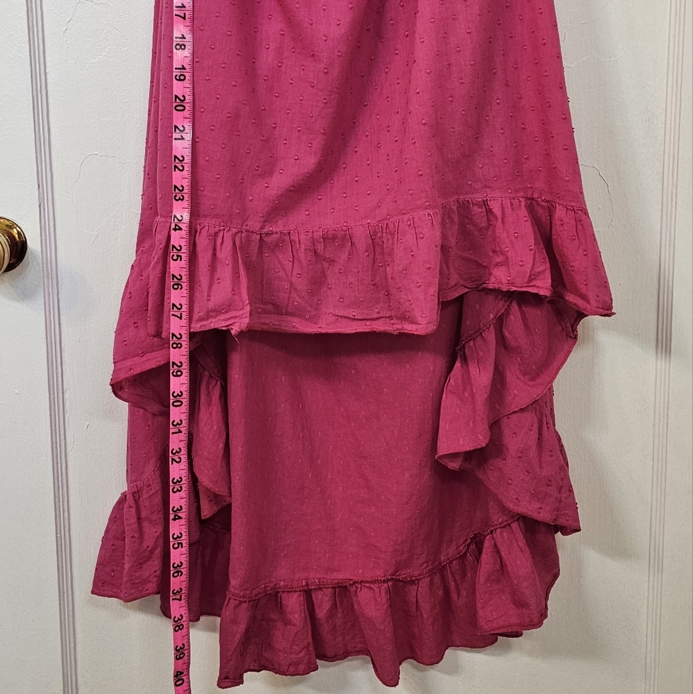 Strapless Ruffle Hi-Lo Dress - Picture 6 of 10